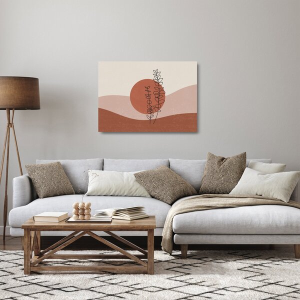 Staklena slika - Boho napušta N⁰1 (70x50 cm)