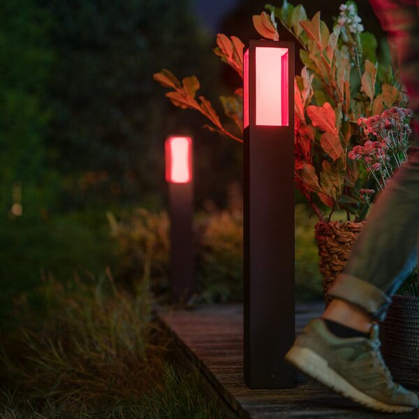 Vanjske Svjetiljka Philips Hue, Impress, prigušiv, Crno, Metal, Moderan