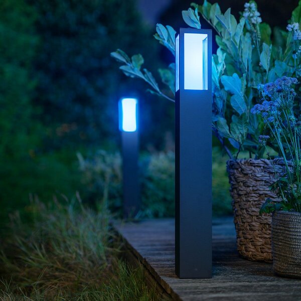 Vanjske Svjetiljka Philips Hue, Impress, prigušiv, Crno, Metal, Moderan