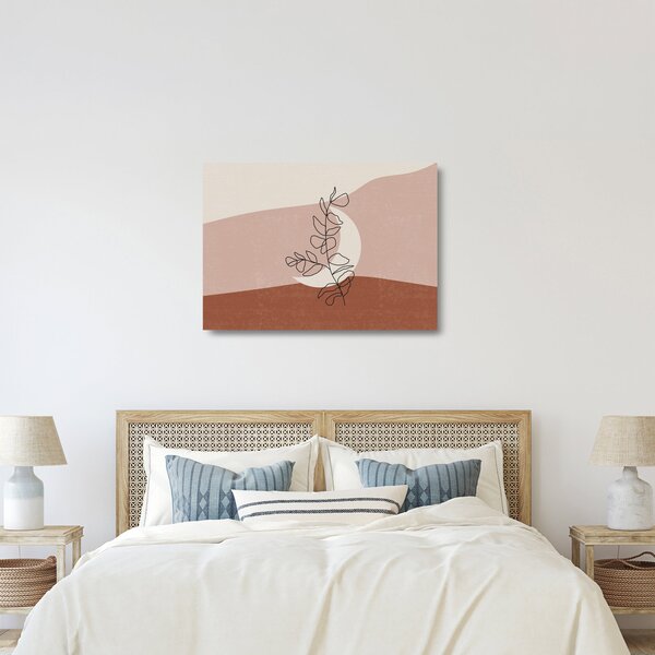 Staklena slika - Boho napušta N⁰2 (70x50 cm)
