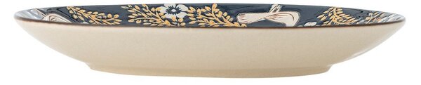 Plavi desertni tanjur od kamenine ø 16 cm Hezha – Bloomingville