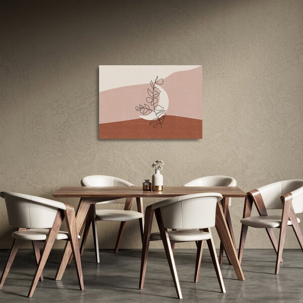 Staklena slika - Boho napušta N⁰2 (70x50 cm)
