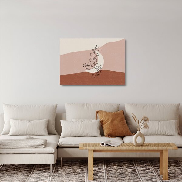 Staklena slika - Boho napušta N⁰2 (70x50 cm)