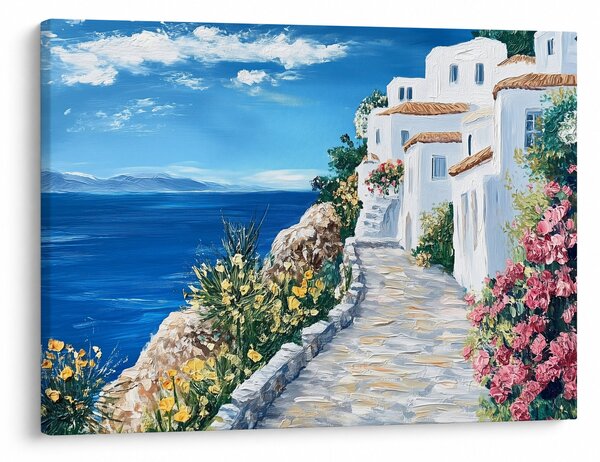 Slika - Uličica uz more (70x50 cm)