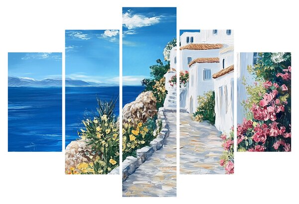 Slika - Uličica uz more (150x105 cm)