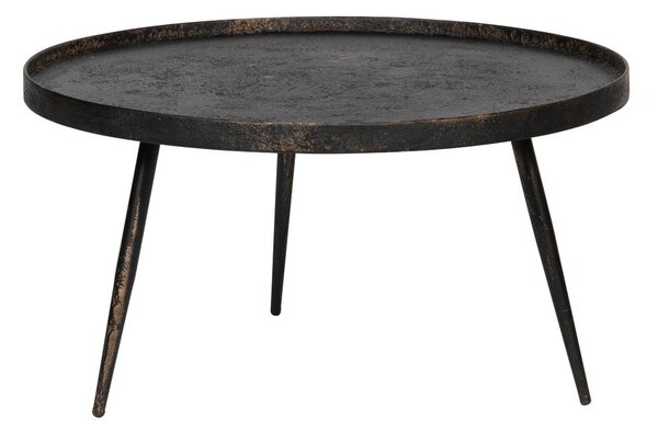 Crni stolić BePureHome Bounds, ø 76 cm