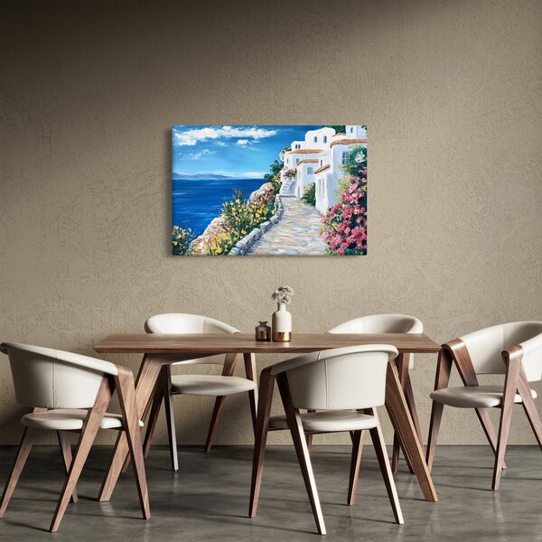 Slika - Uličica uz more (90x60 cm)