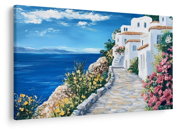 Slika - Uličica uz more (90x60 cm)