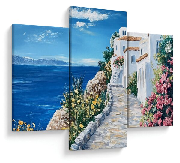 Slika - Uličica uz more (90x60 cm)