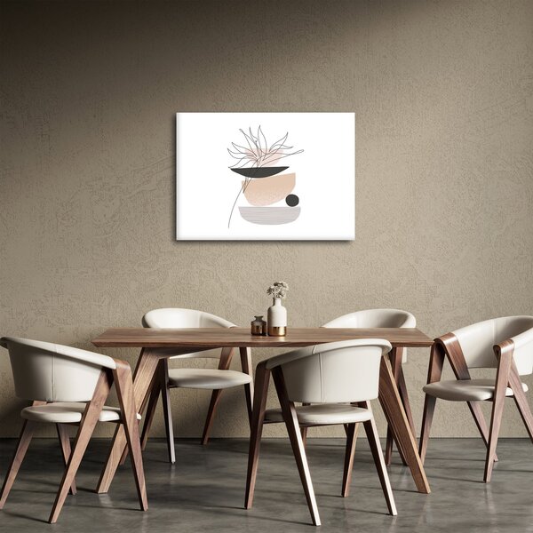 Slika - Crtano cvijeće N⁰1 (70x50 cm)