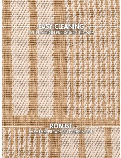 Krem/u prirodnoj boji unutarnji i vanjski tepih 120x170 cm Haringey Allington – Ted Baker