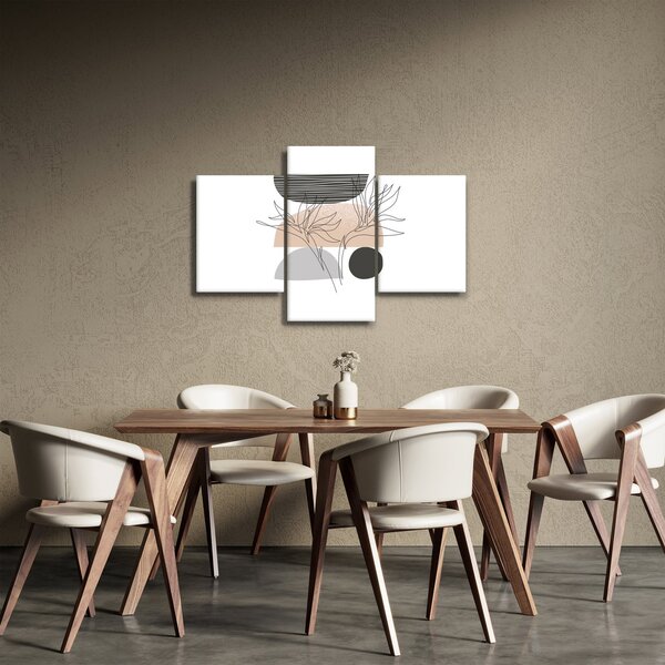 Slika - Crtano cvijeće N⁰2 (90x60 cm)