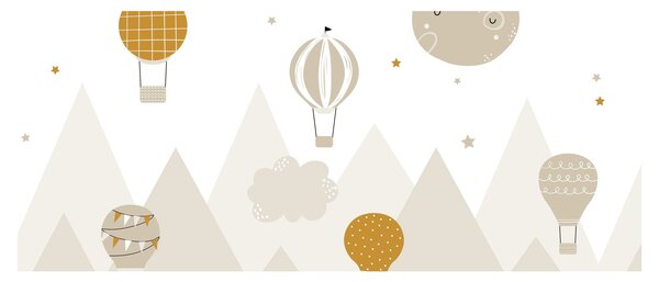 Slika - Leteći baloni (120x50 cm)