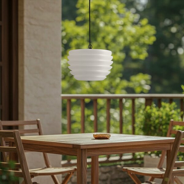 Vanjske Svjetiljka Lindby, Arona, prigušiv, Bijela, Balkon, Plastika, Moderan