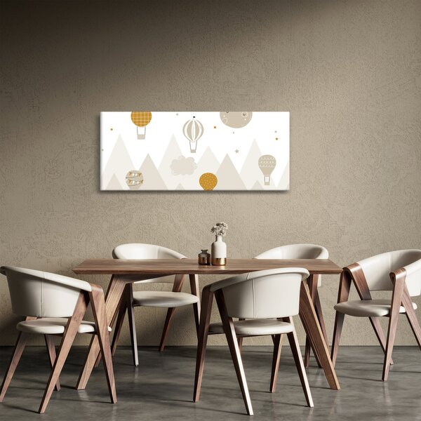 Slika - Leteći baloni (120x50 cm)