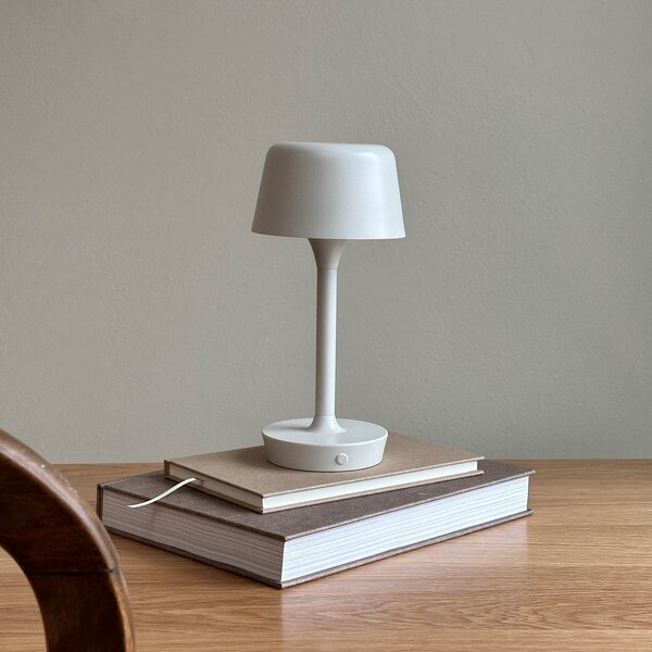 Stolne Lampa Dyberg Larsen, Flow, prigušiv, Bež, Dnevna soba, Metal, Skandinavski
