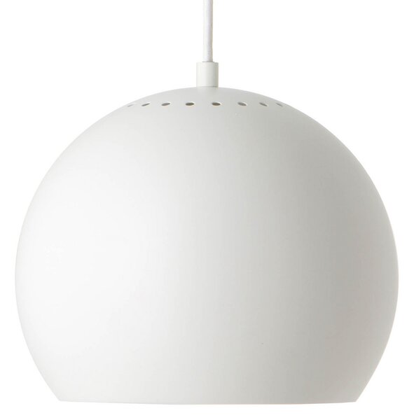 Viseće Svjetiljka FRANDSEN, Ball, prigušiv, Bijela, Dnevna soba, Metal, Dizajn