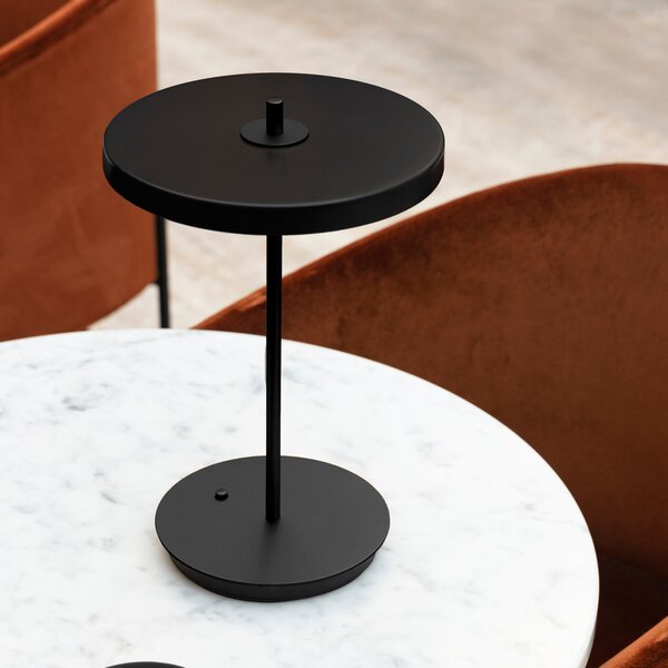 Stolne Lampa UMAGE, Asteria Table, prigušiv, Crno, Dnevna soba, Aluminij, Dizajn