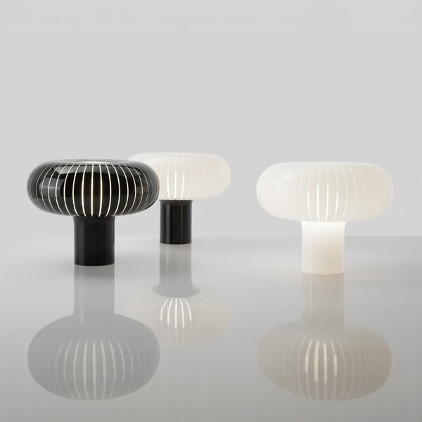 Stolne Lampa Kartell, Teresa, prigušiv, Bijela, Dnevna soba, Plastika, Dizajn