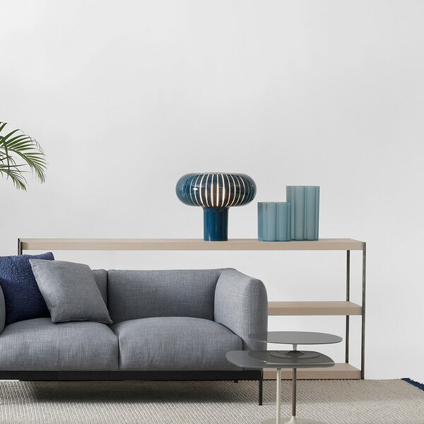 Stolne Lampa Kartell, Teresa, prigušiv, Plava, Dnevna soba, Plastika, Dizajn