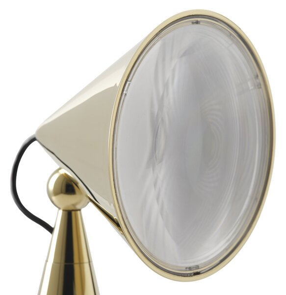 Stolne Lampa Tom Dixon, POSE, prigušiv, Zlato / mjed, Dnevna soba, Plastika, Dizajn