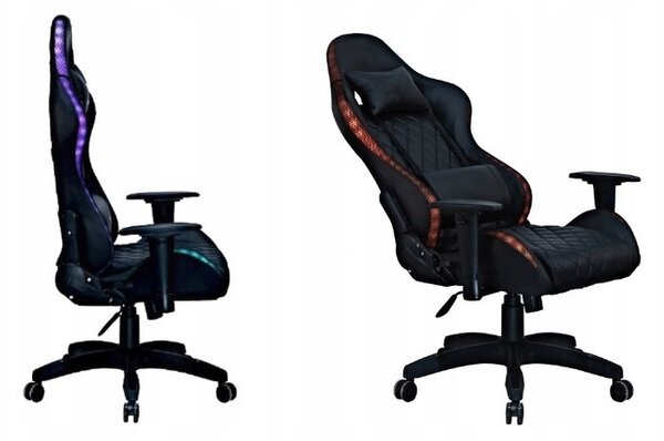 Elegantna ergonomska gaming stolica s LED osvjetljenjem
