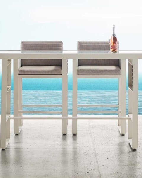 Idealaqua Airport vrtni stol 100x100 cm