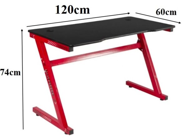 Visokokvalitetni LED stol za igru 120 cm