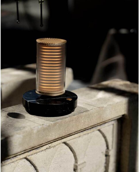 Prijenosna stolna lampa La Lampe Frechin, zlatna/crna - DCW