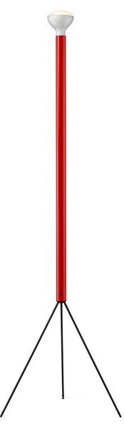 Podne Lampa FLOS, Luminator, prigušiv, Crvena, Dnevna soba, Metal