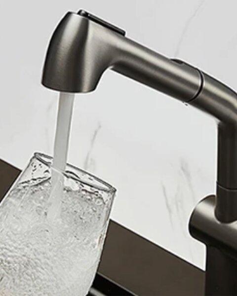Idealaqua Higold 4.0 miješalica za sudoper sa tušem, brušeni inox