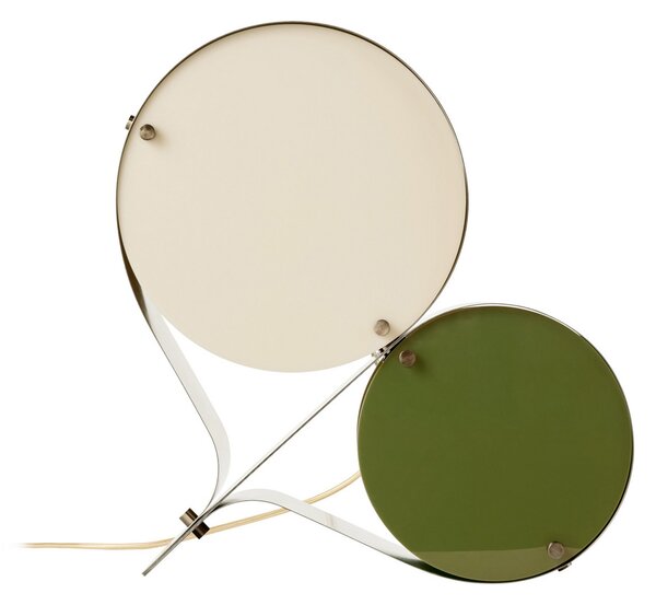 Stolne Lampa GUBI, Coppia, Bijela, Dnevna soba, Plastika, Moderan