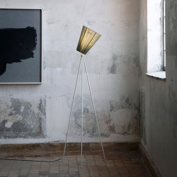 Podne Lampa Northern, Oslo Wood, prigušiv, Zelena, Dnevna soba, Tkanina / tekstil, Dizajn