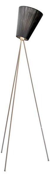 Podne Lampa Northern, Oslo Wood, prigušiv, Crno, Dnevna soba, Tkanina / tekstil, Dizajn
