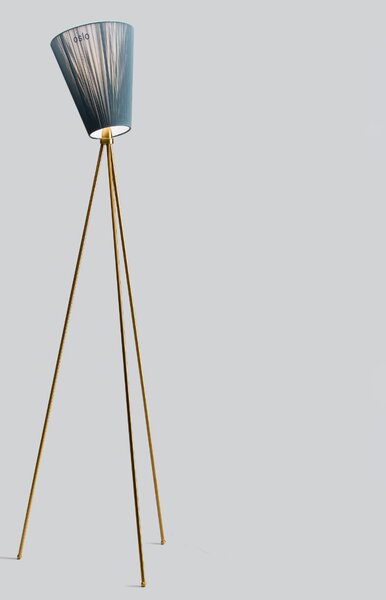 Podne Lampa Northern, Oslo Wood, prigušiv, Zlato / mjed, Dnevna soba, Tkanina / tekstil, Dizajn