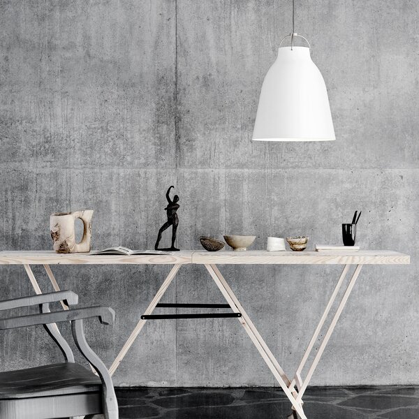 Viseće Svjetiljka FRITZ HANSEN, Caravaggio P3, prigušiv, Bijela, Dnevna soba, Metal, Dizajn