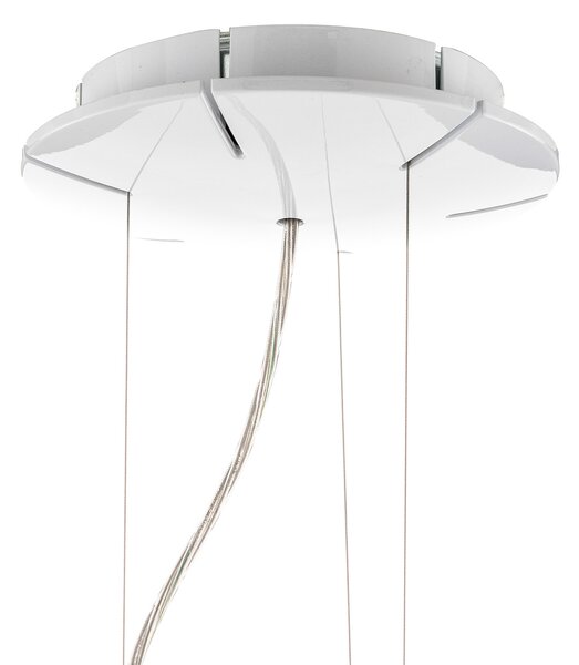 Viseće Svjetiljka Artemide, Nur Mini Gloss, prigušiv, Bijela, Dnevna soba, Metal, Dizajn