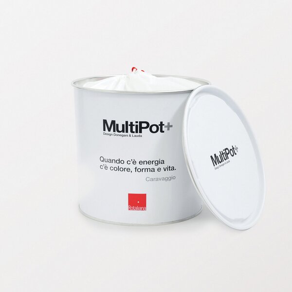 Stolne Lampa Rotaliana, MultiPot+, prigušiv, Bijela, Dnevna soba, Plastika, Dizajn