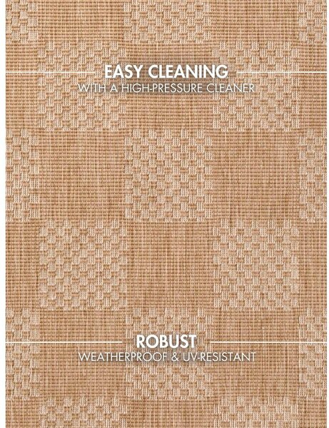 Krem/u prirodnoj boji unutarnja i vanjska staza 80x200 cm Haringey Dorothy – Ted Baker