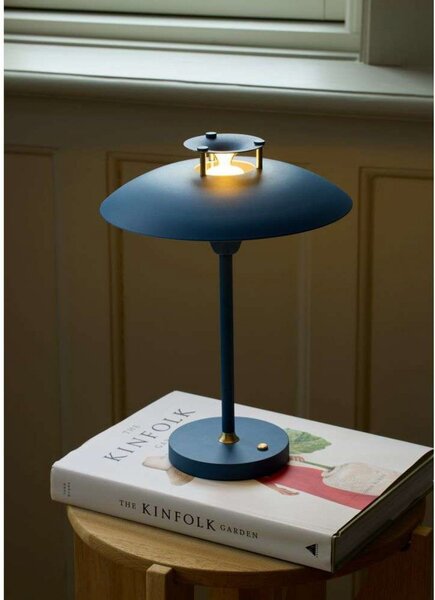 Stolne Lampa Halo Design, prigušiv, Plava, Dnevna soba, Metal