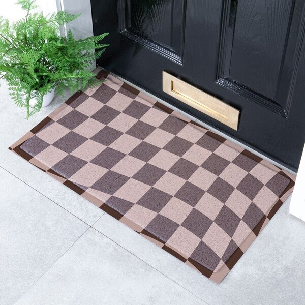 Otirač od PVC-a 40x70 cm Checkerboard – Artsy Doormats