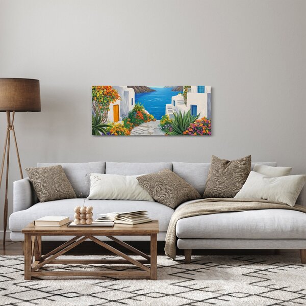 Slika - Grčka uličica (120x50 cm)