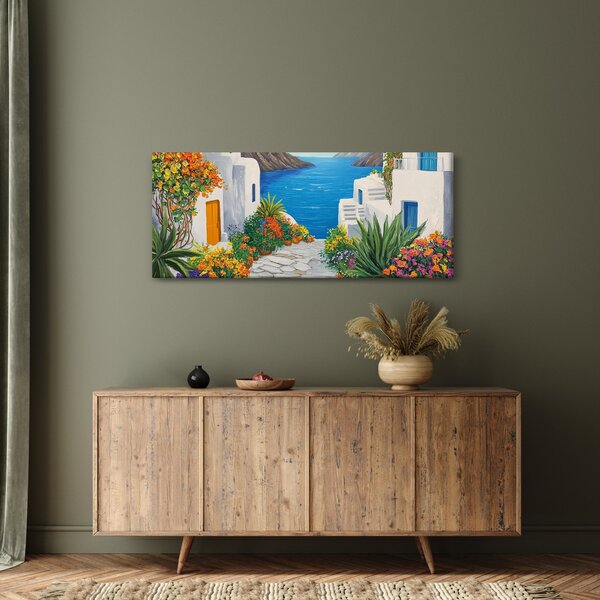 Slika - Grčka uličica (120x50 cm)