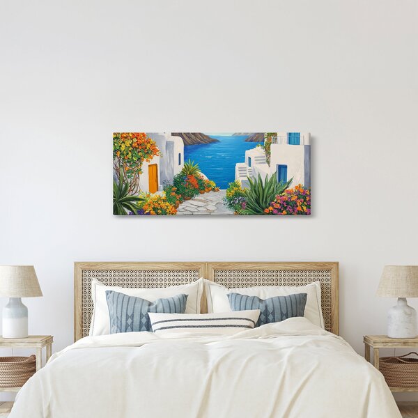 Slika - Grčka uličica (120x50 cm)