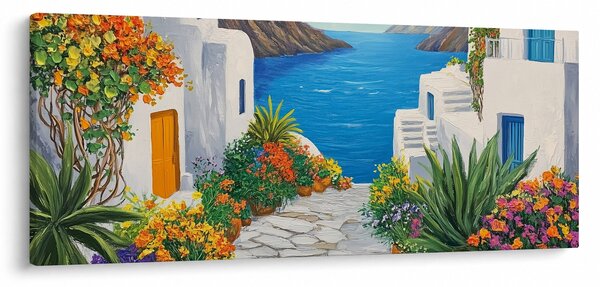 Slika - Grčka uličica (120x50 cm)