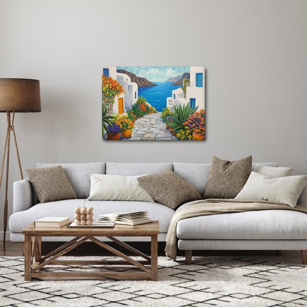 Slika - Grčka uličica (70x50 cm)