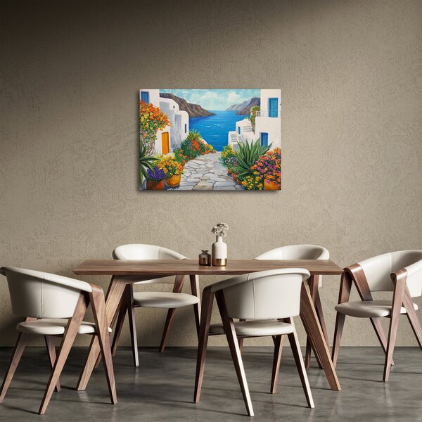 Slika - Grčka uličica (70x50 cm)