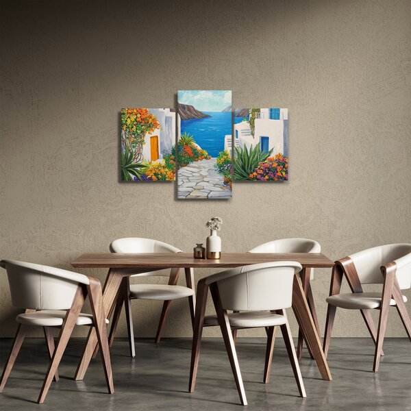 Slika - Grčka uličica (90x60 cm)