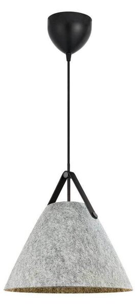 Viseće Svjetiljka DFTP by Nordlux, Strap, prigušiv, Sivo, Dnevna soba, Tkanina / tekstil, Skandinavski