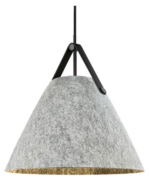 Viseće Svjetiljka DFTP by Nordlux, Strap, prigušiv, Sivo, Dnevna soba, Tkanina / tekstil, Skandinavski